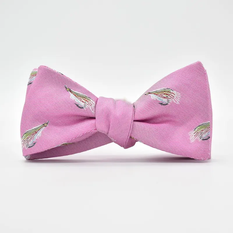 Crazy Charlie Fly Bow Tie – Pink 1