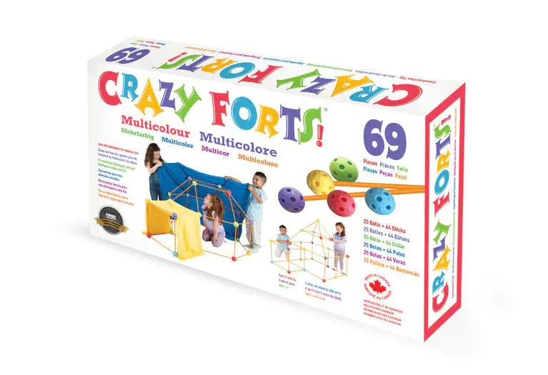 Crazy Forts Building System – Multicolour Construction Kit (Cogs Exclusive) 1