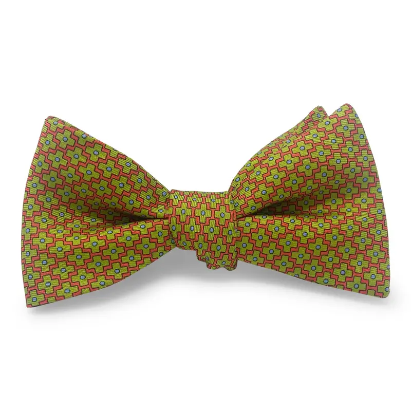 Criss Cross Orange Bow 1