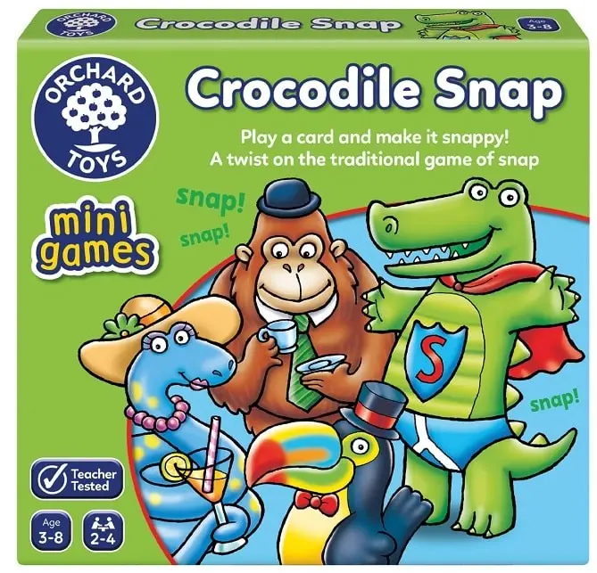 Crocodile Snap Card Game – Orchard Toys Edition 1