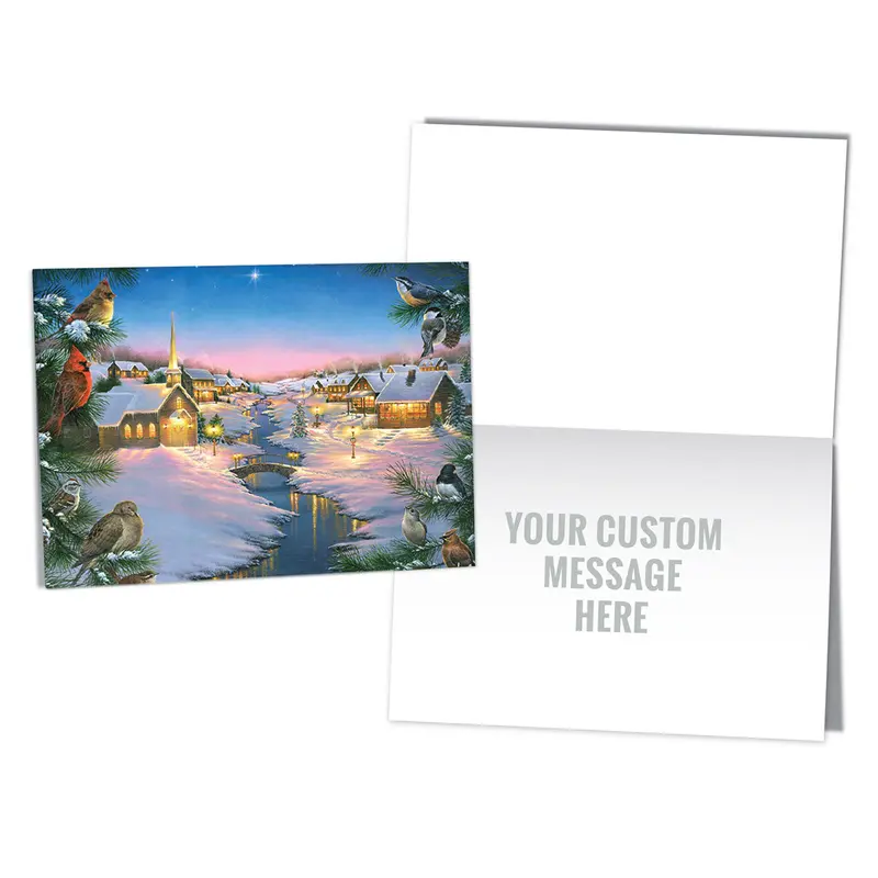 Customizable Holiday Cards – Personalized Interior Design & Message 1