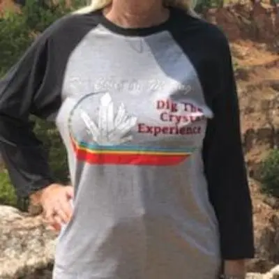 Dark Gray 3/4-Sleeve Souvenir T-Shirt – Ron Coleman Mining Design 1