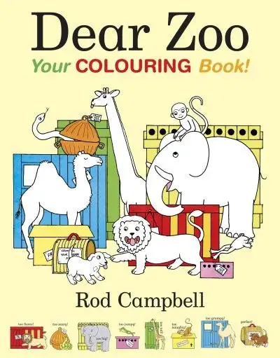 Dear Zoo: Creative Colouring Book For Early Learners 1