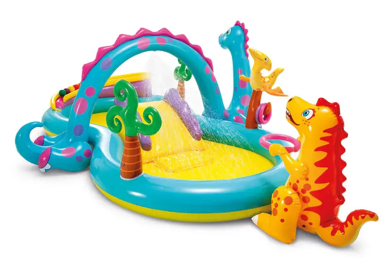 Dinoland Inflatable Splash Pool & Play Centre 1