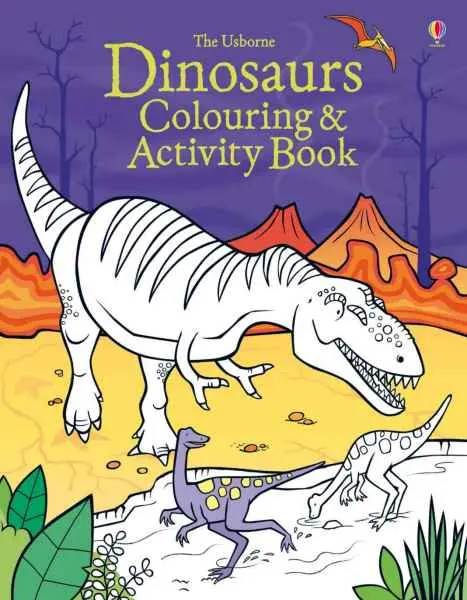 Dinosaur-Themed Colouring And Learning Activity Book 1