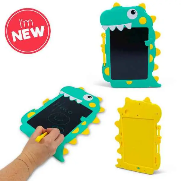 Dinosaur-Themed Doodle Tablet – Green Lcd Writing Pad For Kids 1