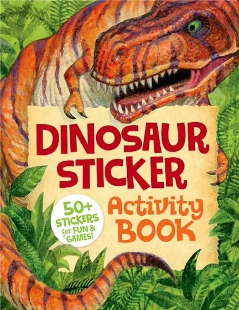 Dinosaur-Themed Sticker Activity Book 1