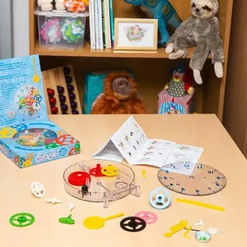 Diy Clock Craft Kit – 31-Piece Learn-To-Tell-Time Set 1