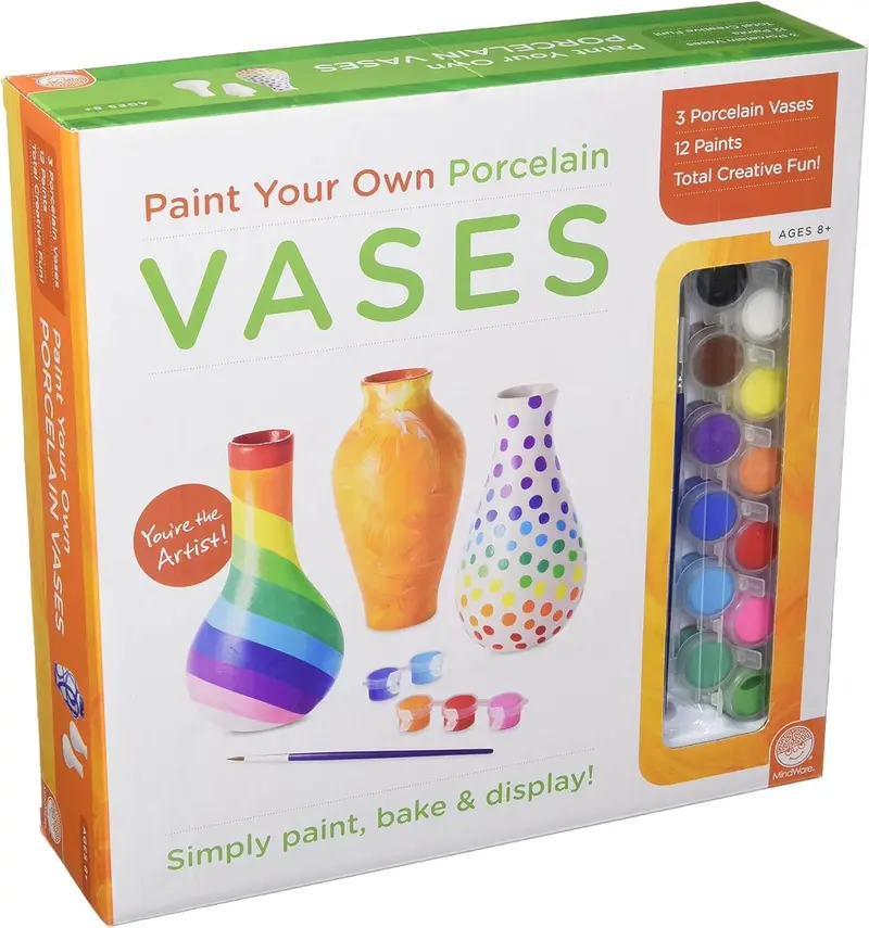 Diy Porcelain Vase Painting Kit For Children 1