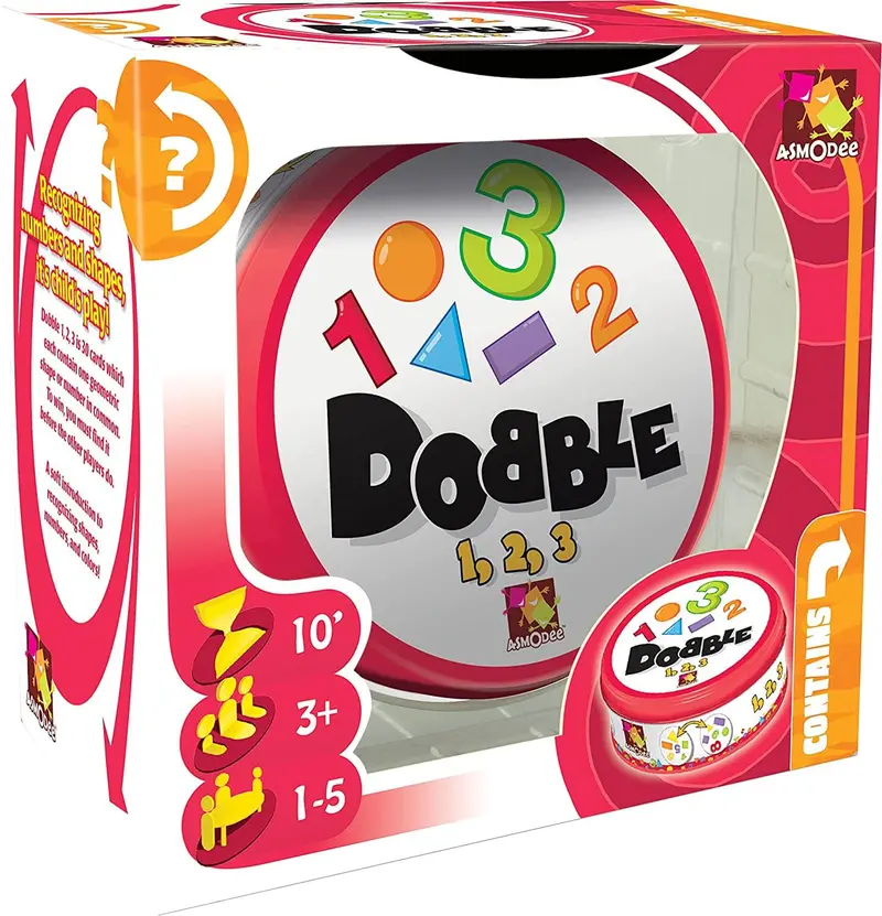 Dobble 123: Early Learning Game For Numbers, Colors & Shapes 1
