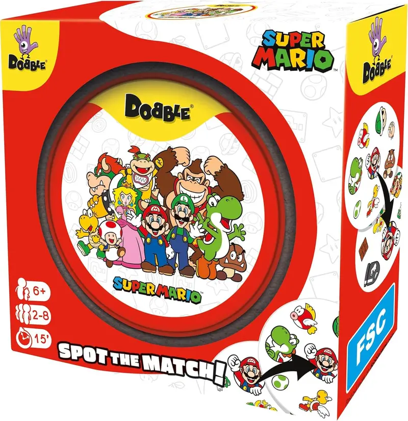 Dobble Super Mario Edition Card Game 1