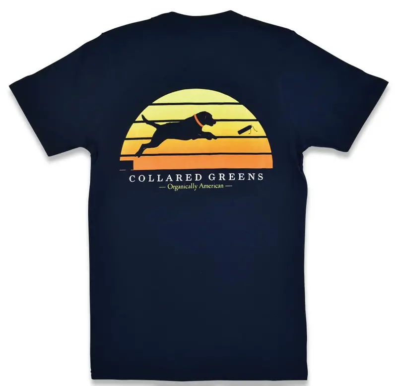 Dock Dog Navy Short Sleeve T-Shirt 1