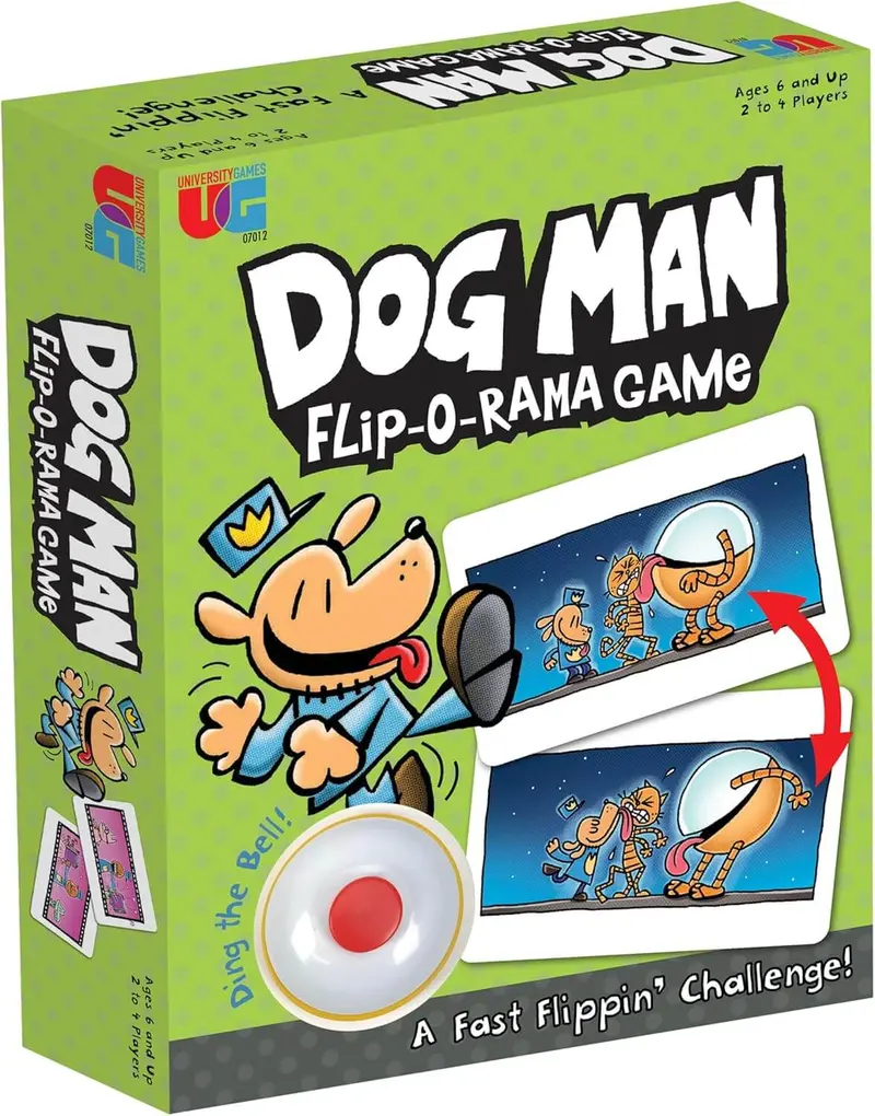Dog Man Flip-O-Rama Card Game – Fast-Paced Fun 1