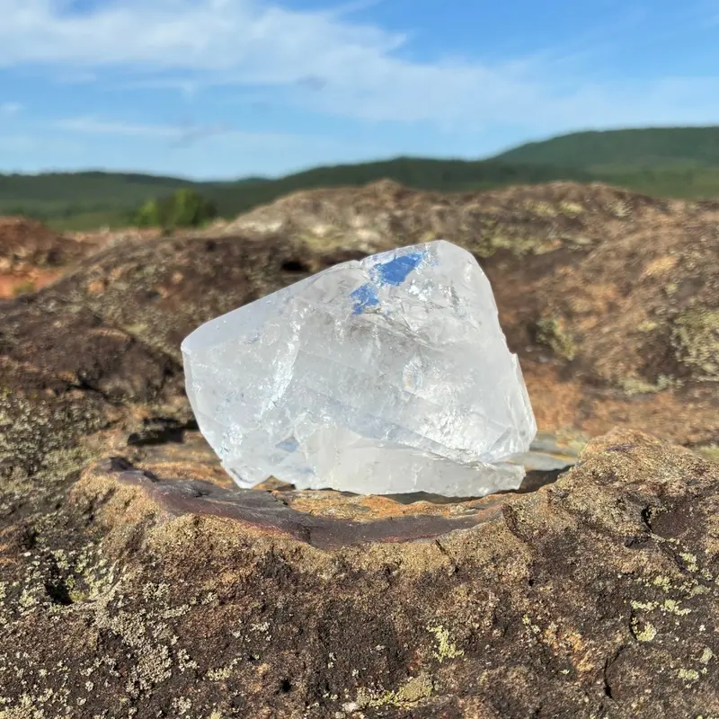 Double-Terminated Clear Quartz Point – Natural Crystal 1