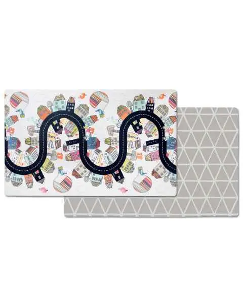 Doubleplay Reversible Playmat – Vibrant Village Edition 1