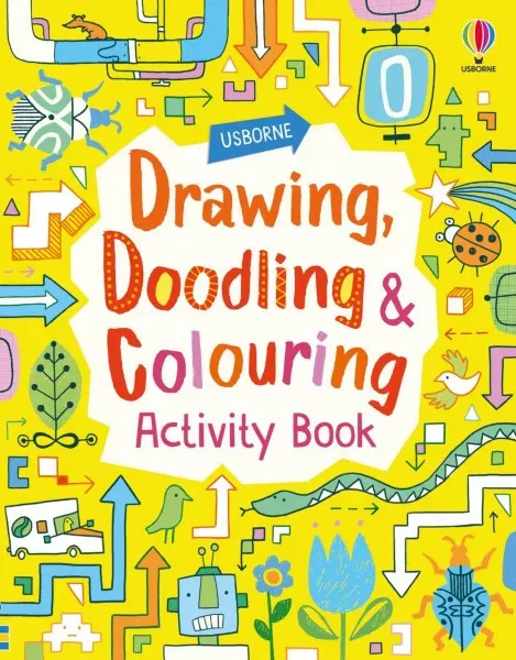 Drawing, Doodling & Coloring Fun Activity Book 1