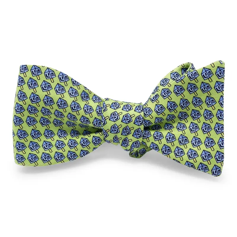 Dreidel Holiday Bow – Green 1
