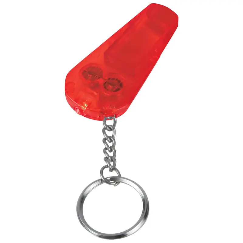 Dual-Function Whistle And Led Keychain Light 1