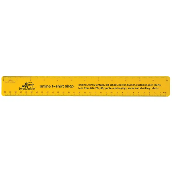 Durable 12-Inch Stainless Steel Ruler With Clear Engraved Markings 1