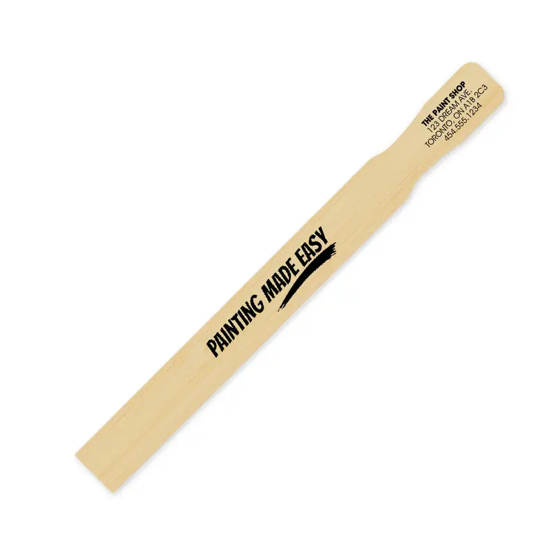 Durable 12" Solid Hardwood Stirring Rod For Paint And Coatings 1