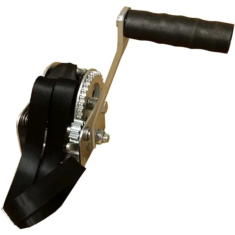 Dutton-Lainson 600 Lb Manual Crank Winch With Integrated Strap And Hook 1