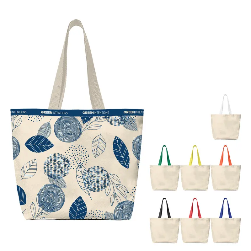 Eco Canvas Tote Bag – 14 Oz Recycled Material, Everyday Use 1