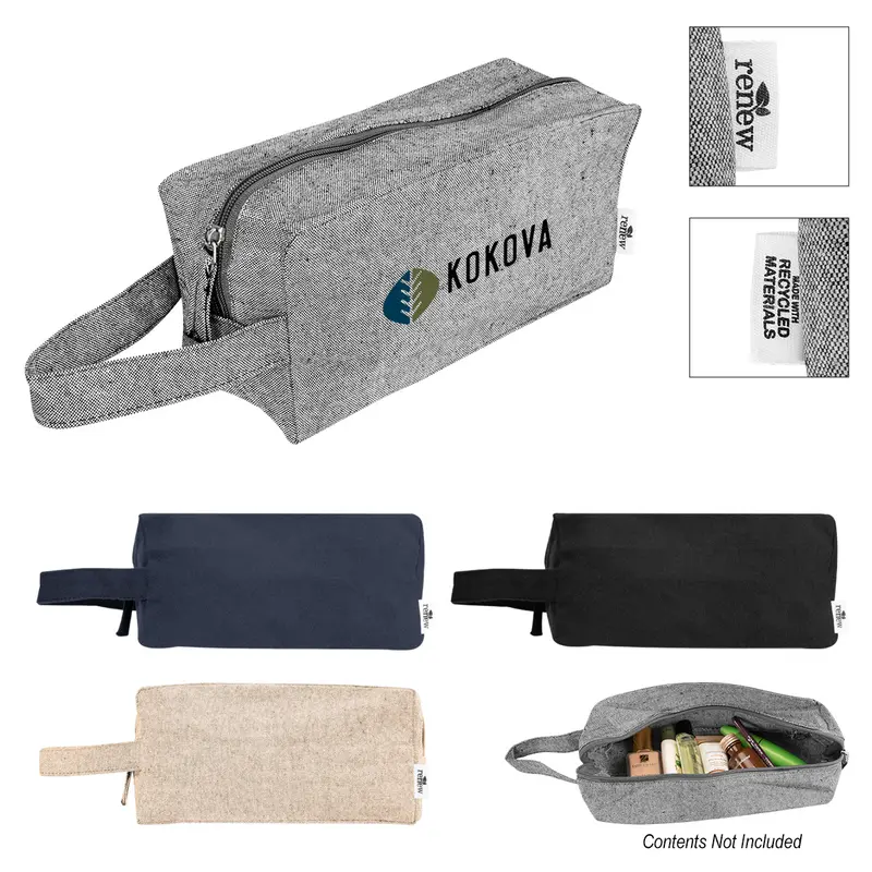 Eco-Friendly Arden Recycled Cotton Toiletry Pouch 1