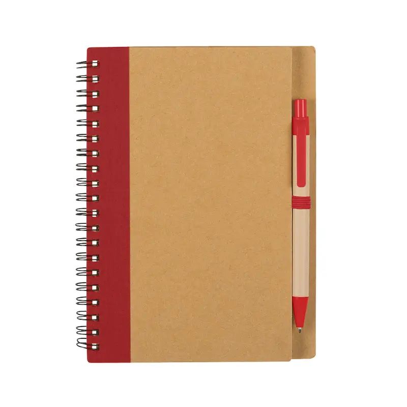 Eco-Inspired Spiral Notebook & Pen – Sustainable Writing Duo 1