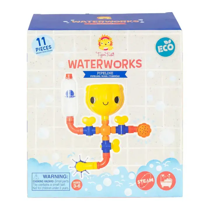 Eco Waterworks Pipeline – Sustainable Bath & Steam Learning Toy 1
