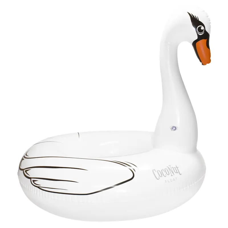 Elegant White Swan Inflatable Pool Float 1