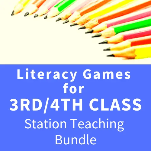 English Literacy Station Bundle For 3Rd & 4Th Class 1