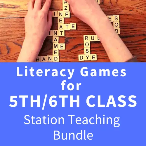 English Literacy Station Bundle For 5Th & 6Th Class 1