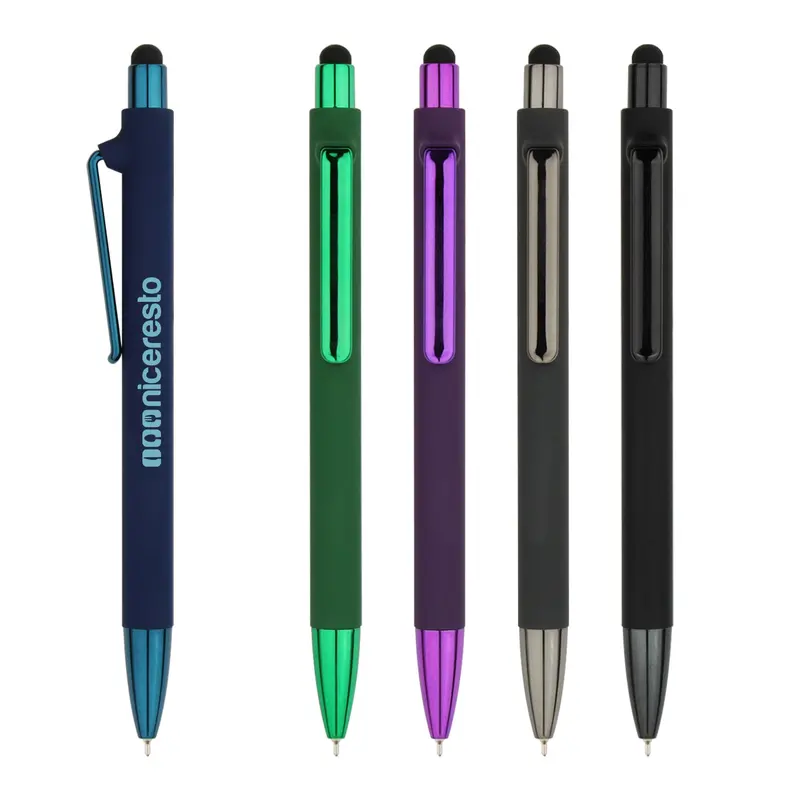 Ergonomic Rubber-Coated Pen With Contoured Barrel For Extended Use 1