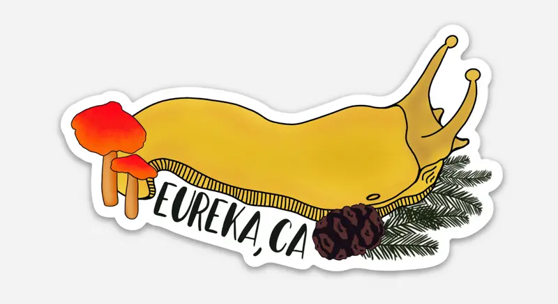 Eureka, Ca Banana Slug Refrigerator Magnet 1