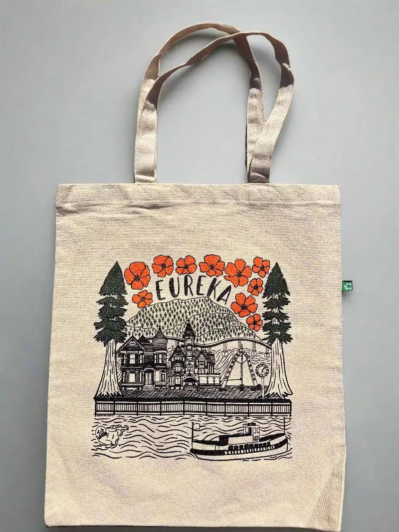 Eureka, Ca Reusable Tote Bag – Local Landmark Inspired Design 1