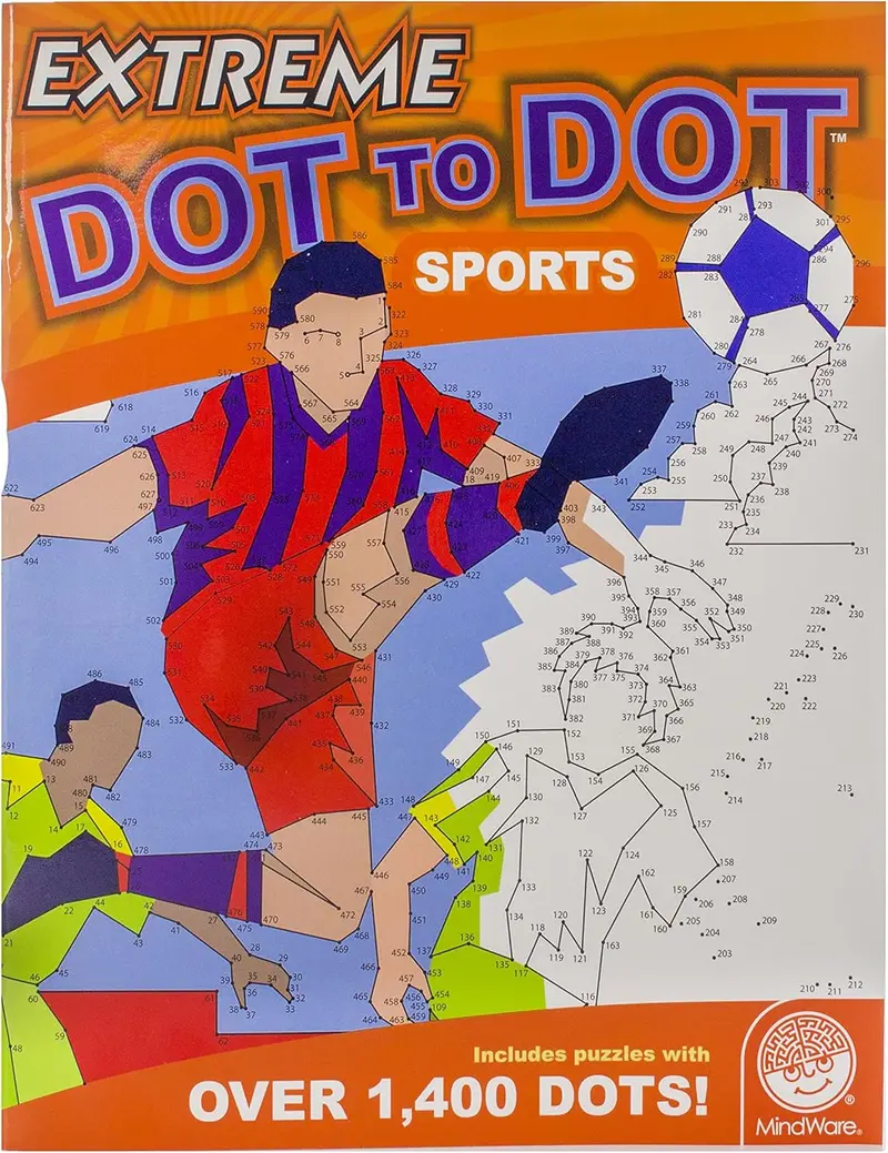 Extreme Dot-To-Dot: Sports Edition Activity Book 1