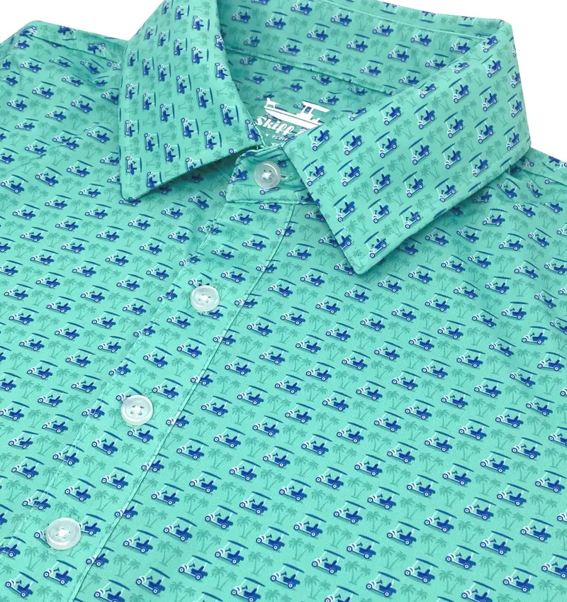 Fairway Fliers Upcycled Mint Club Polo 1