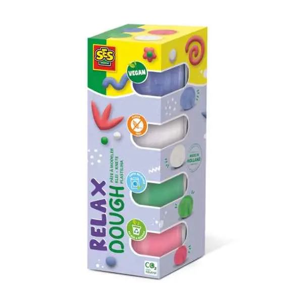 Feel Good Dough Relax Blend – 4-Pack (90G Each) Soothing Modeling Clay 1