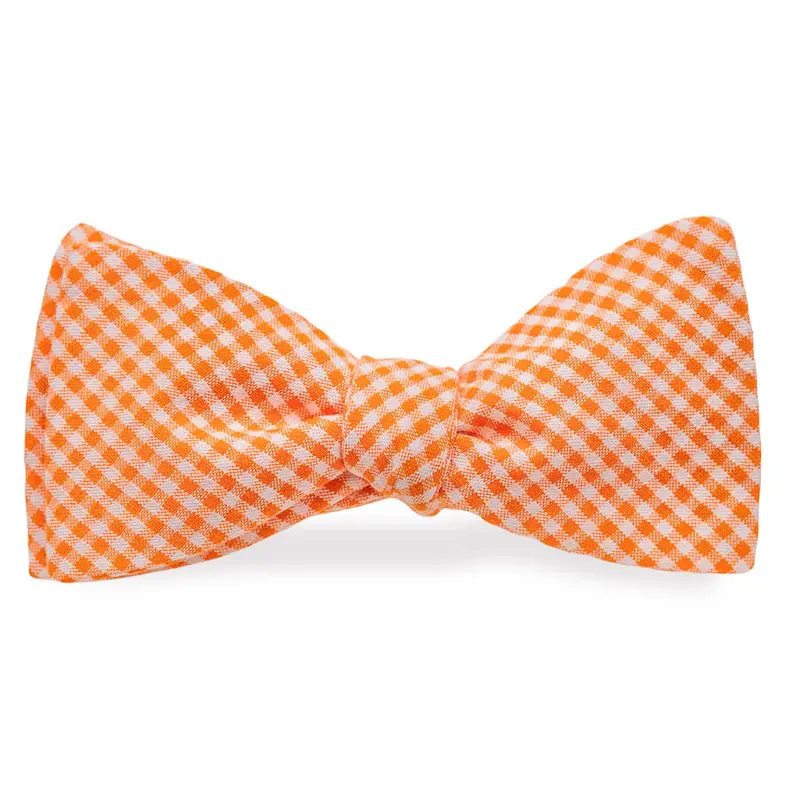Fenwick Orange Carolina Cotton Bow Tie 1