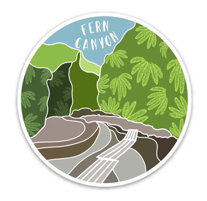 Fern Canyon Nature-Inspired Magnet 1
