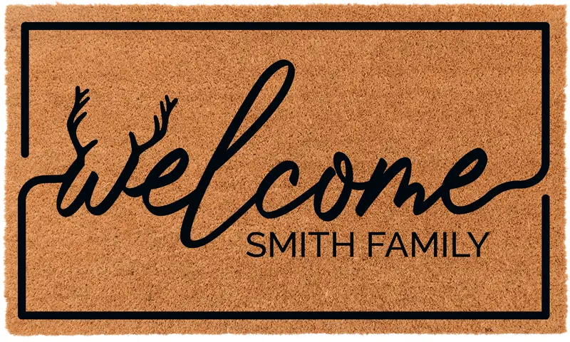 Festive Welcome Christmas Doormat 1