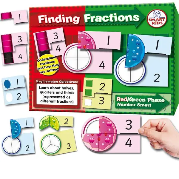 Finding Fractions – Hands-On Math Learning Tool 1