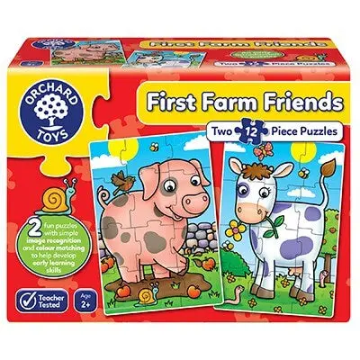 First Farm Friends Jigsaw Puzzle Collection For Toddlers 1