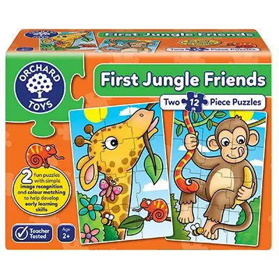 First Jungle Friends Jigsaw Puzzle Set For Beginners 1