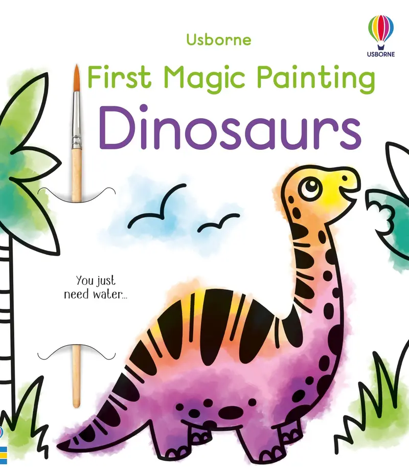 First Magic Painting: Dinosaurs – Mess-Free Water-Reveal Art Set 1