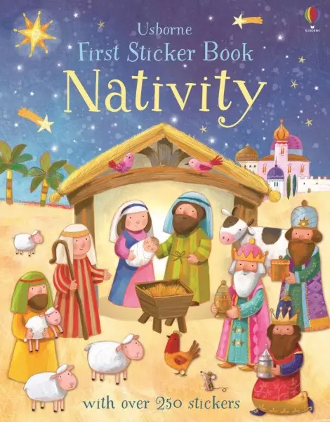 First Sticker Book: Nativity Story – Festive Religious Theme Activity Book 1