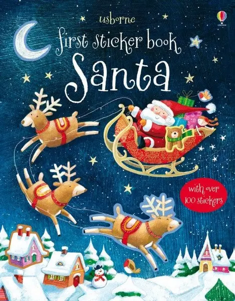 First Sticker Book: Santa Claus – Holiday-Themed Sticker Activity For Kids 1