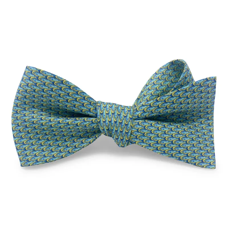 Fish Wish Yellow Bow Hair Clip 1