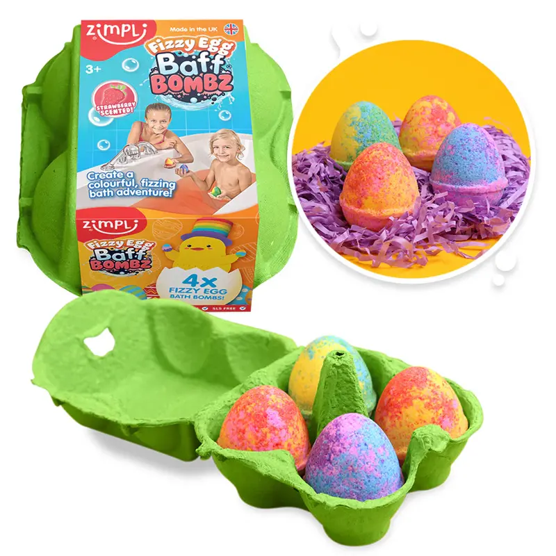 Fizzy Egg Baff Bombz – Effervescent Bath & Play Surprise 1