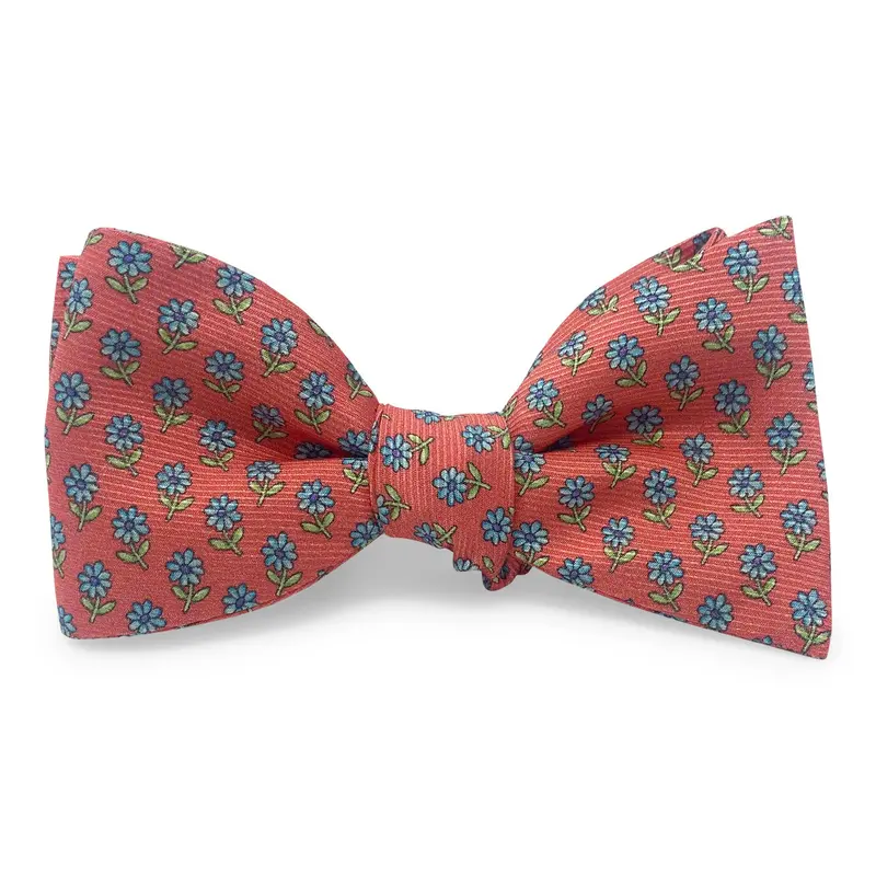 Fleur Coral Bow Hair Accessory 1